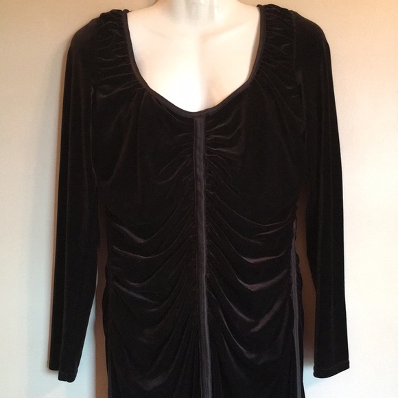 Lillie Rubin Dresses & Skirts - Magnificent vintage Lillie Rubin chocolate velvet maxi evening or prom gown!